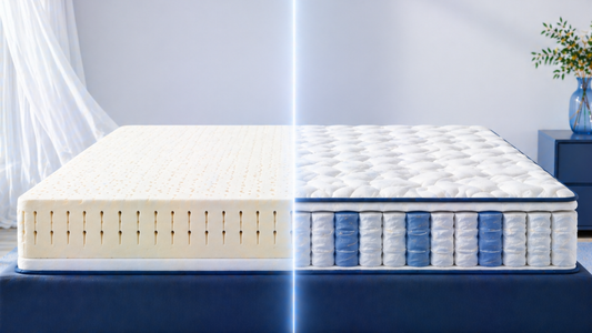 latex or spring mattress