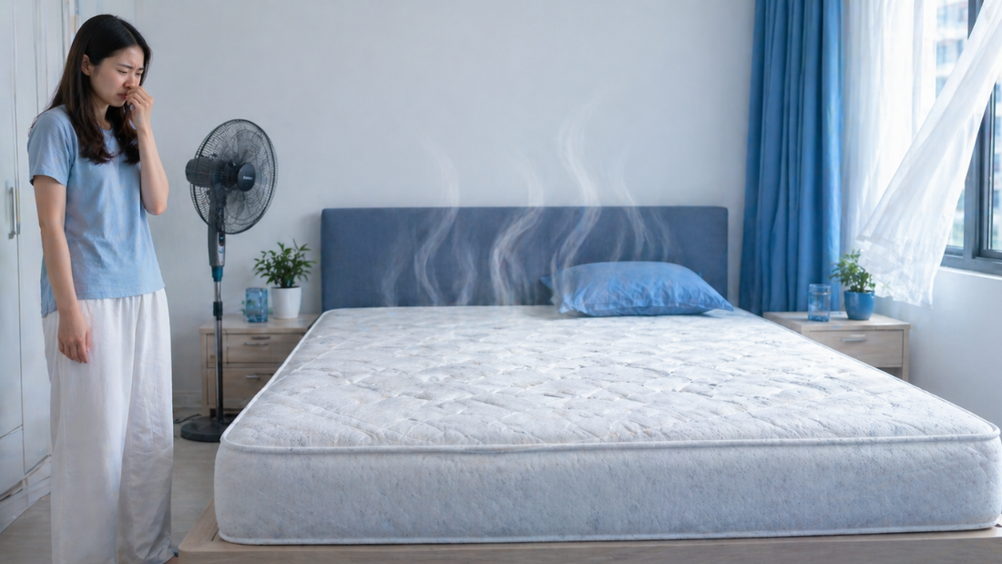 mattress smells musty