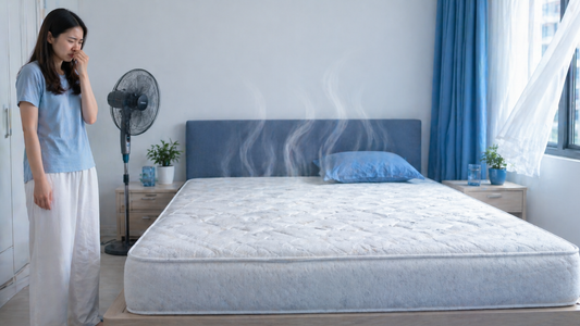 mattress smells musty