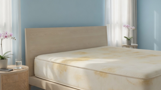 why does mattress turn yellow