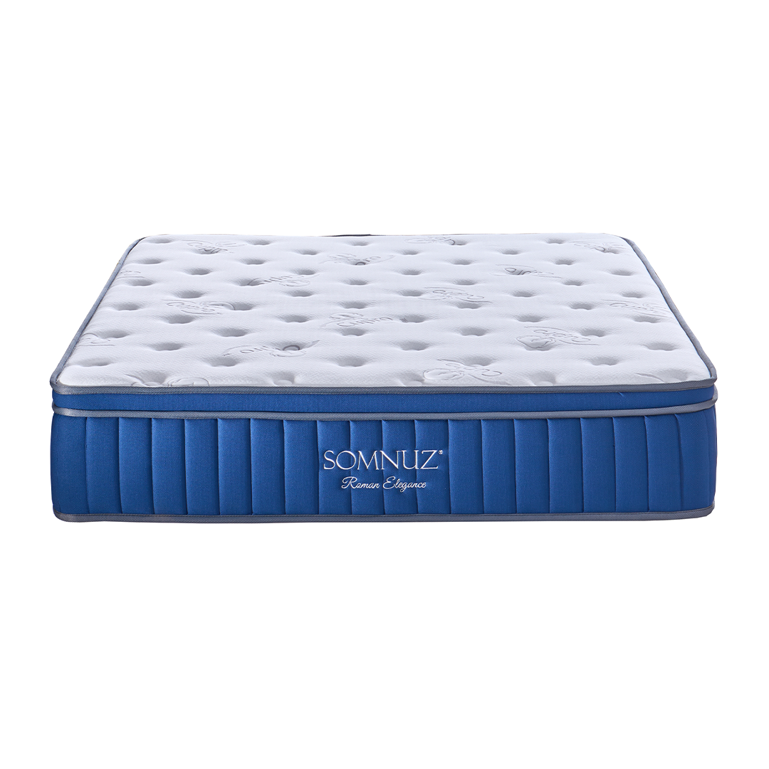 Somnuz® Roman Elegance 12 Inch Individual Pocketed Spring Mattress