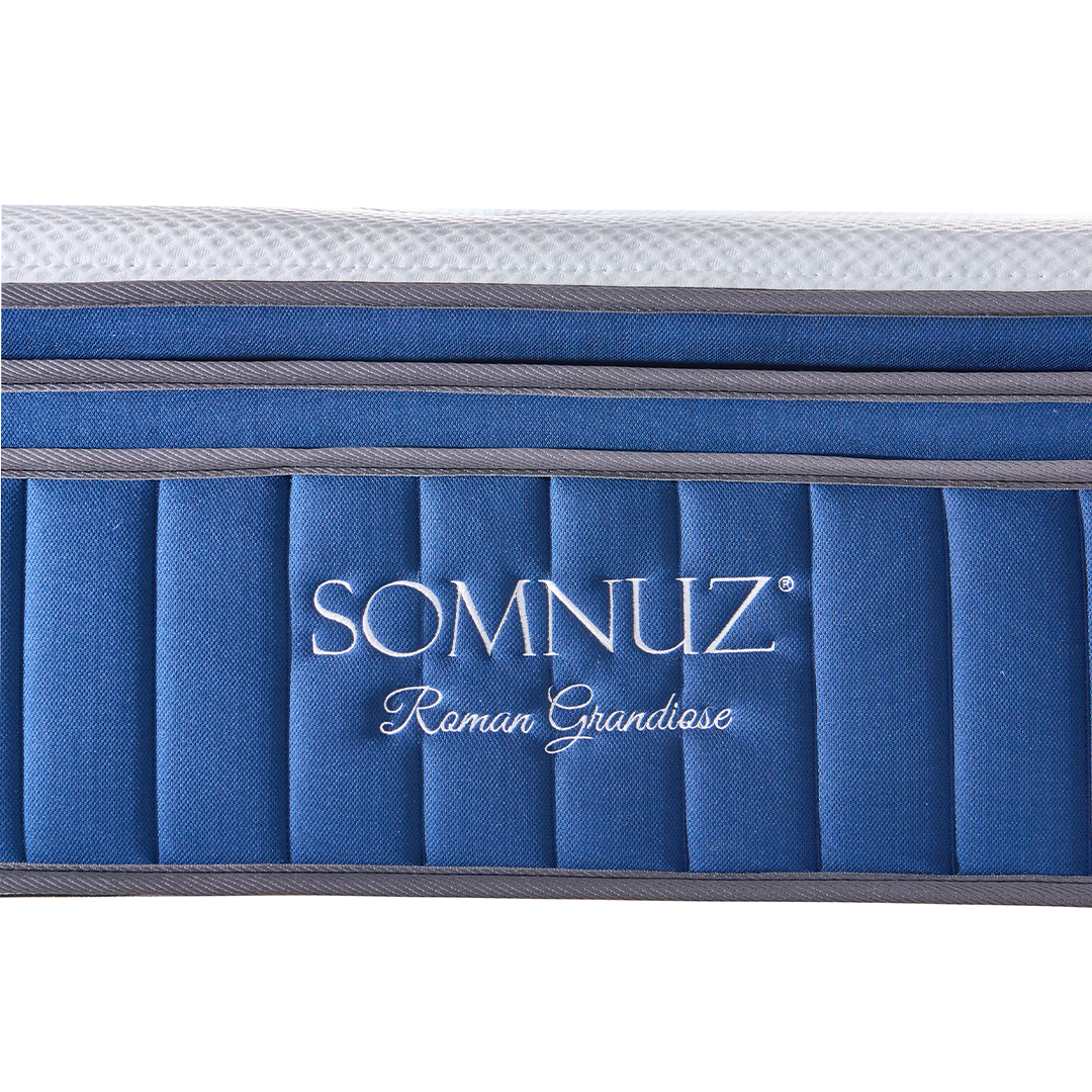 Somnuz® Roman Grandiose 14 Inch Individual Pocketed Spring Cooling Mattress