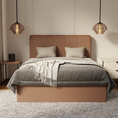 Caldrin Fabric Storage Bed Frame (Water Repellent & Pet Friendly) by Somnuz