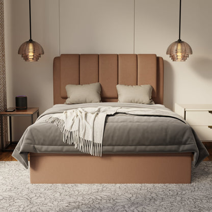 Asteron Fabric Storage Bed Frame (Water Repellent & Pet Friendly) by Somnuz