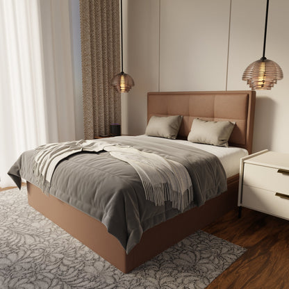Solvane Fabric Storage Bed Frame (Water Repellent & Pet Friendly) by Somnuz
