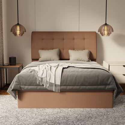 Haldor Fabric Storage Bed Frame (Water Repellent & Pet Friendly) by Somnuz
