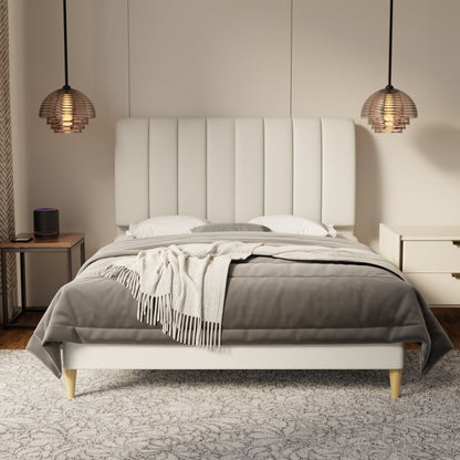 Trevino Fabric Bed Frame (Water Repellent & Pet friendly) by Somnuz