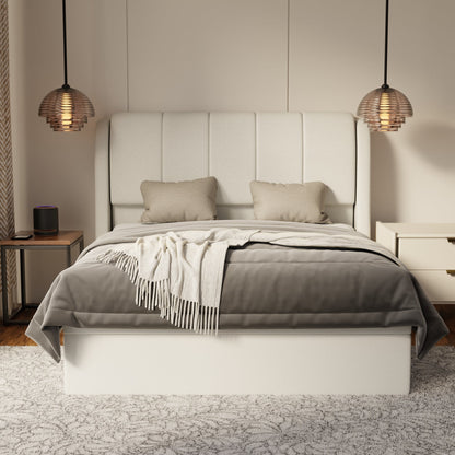 Brinley Fabric Storage Bed Frame (Water Repellent & Pet Friendly) by Somnuz