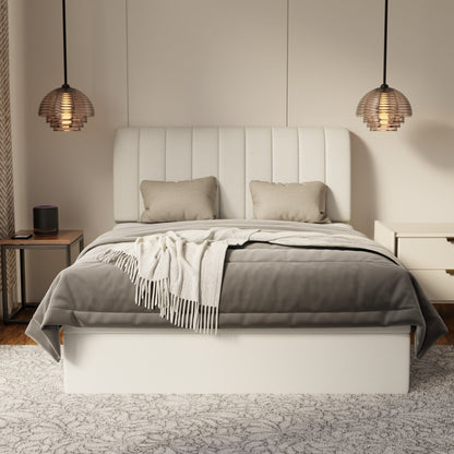 Kuro Fabric Storage Bed Frame (Water Repellent & Pet Friendly) by Somnuz