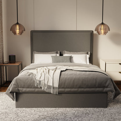 Shiro Fabric Drawer Bed Frame (Water Repellent & Pet friendly) by Somnuz