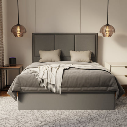 Velmira Fabric Storage Bed Frame (Water Repellent & Pet Friendly) by Somnuz