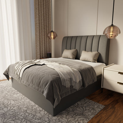 Trevino Fabric Storage Bed Frame (Water Repellent & Pet Friendly) by Somnuz
