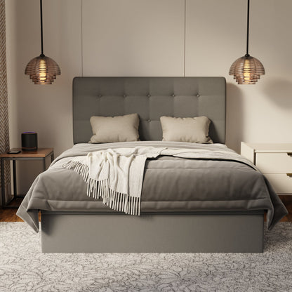 Endora Fabric Storage Bed Frame (Water Repellent & Pet Friendly) by Somnuz