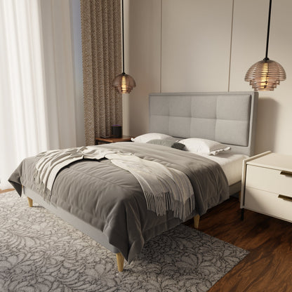 Solvane Fabric Bed Frame (Water Repellent & Pet friendly) by Somnuz