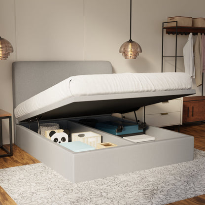 Vintaro Fabric Storage Bed Frame (Water Repellent) by Somnuz