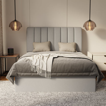 Trevino Fabric Storage Bed Frame (Water Repellent & Pet Friendly) by Somnuz