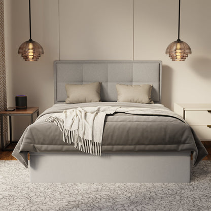 Solvane Fabric Storage Bed Frame (Water Repellent & Pet Friendly) by Somnuz