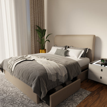 Vintaro Faux Leather Drawer Bed Frame (Pet Friendly) by Somnuz