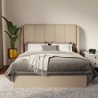 Brinley Faux Leather Drawer Bed Frame (Pet Friendly) by Somnuz