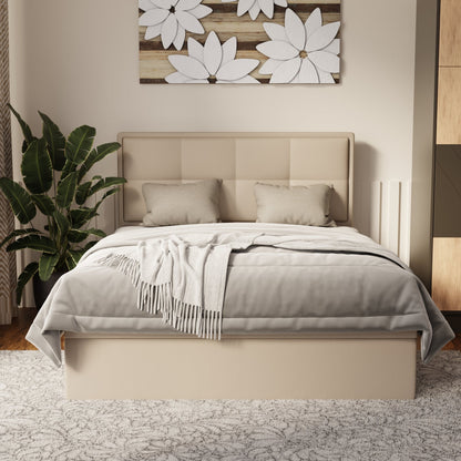 Solvane Faux Leather Storage Bed Frame (Pet Friendly) by Somnuz