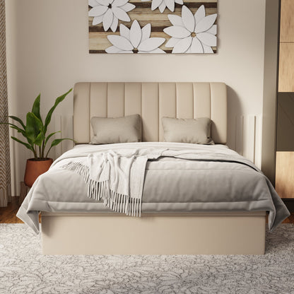 Kuro Faux Leather Storage Bed Frame (Pet Friendly) by Somnuz