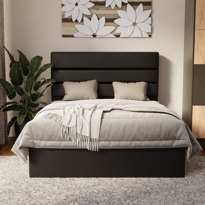 Corlune Faux Leather Storage Bed Frame (Pet Friendly) by Somnuz