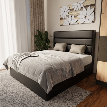 Corlune Faux Leather Storage Bed Frame (Pet Friendly) by Somnuz