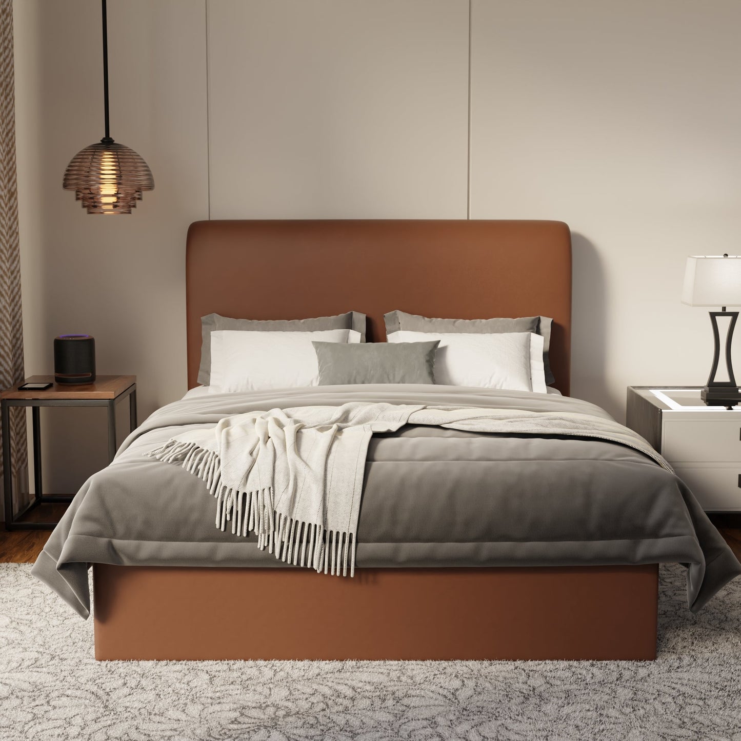 Vintaro Faux Leather Drawer Bed Frame (Pet Friendly) by Somnuz