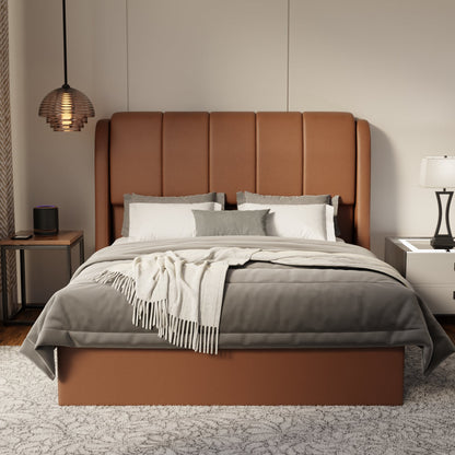 Brinley Faux Leather Drawer Bed Frame (Pet Friendly) by Somnuz