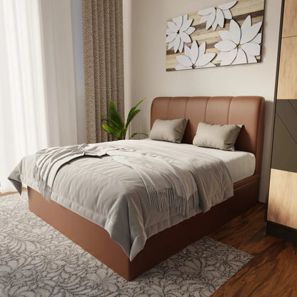 Caldrin Faux Leather Storage Bed Frame (Pet Friendly) by Somnuz
