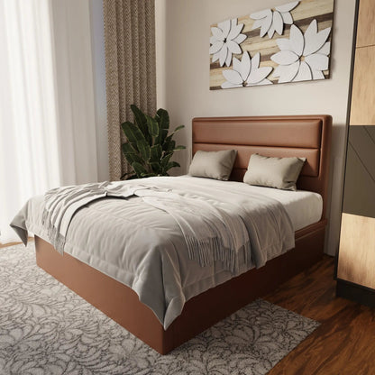 Zorvain Faux Leather Storage Bed Frame (Pet Friendly) by Somnuz