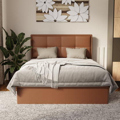 Solvane Faux Leather Storage Bed Frame (Pet Friendly) by Somnuz