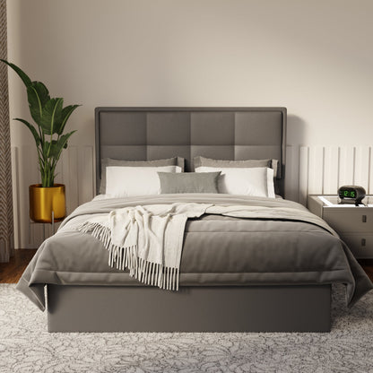 Solvane Faux Leather Drawer Bed Frame (Pet Friendly) by Somnuz