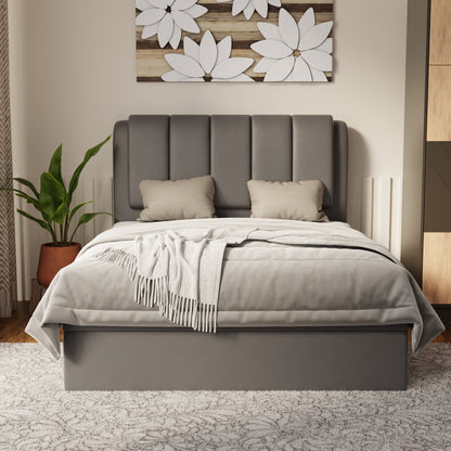 Asteron Faux Leather Storage Bed Frame (Pet Friendly) by Somnuz