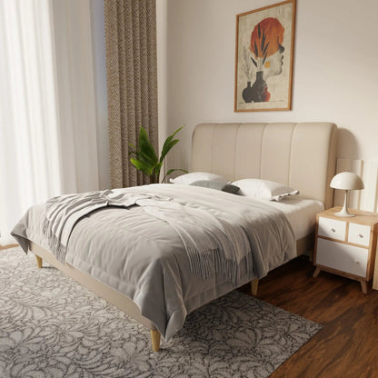 Caldrin Faux Leather Bed Frame (Pet Friendly) by Somnuz