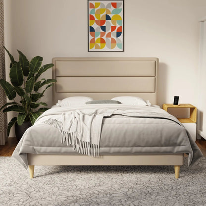 Zorvain Faux Leather Bed Frame (Pet Friendly) by Somnuz