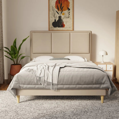 Velmira Faux Leather Bed Frame (Pet Friendly) by Somnuz