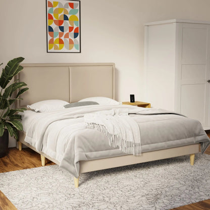 Bravelle Faux Leather Bed Frame (Pet Friendly) by Somnuz