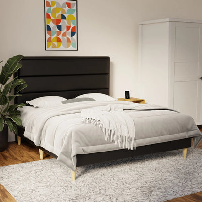 Zorvain Faux Leather Bed Frame (Pet Friendly) by Somnuz