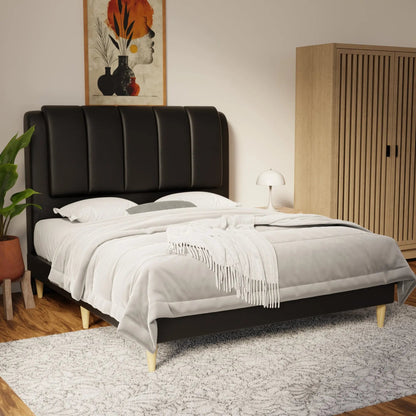 Asteron Faux Leather Bed Frame (Pet Friendly) by Somnuz