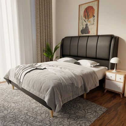 Brinley Faux Leather Bed Frame (Pet Friendly) by Somnuz
