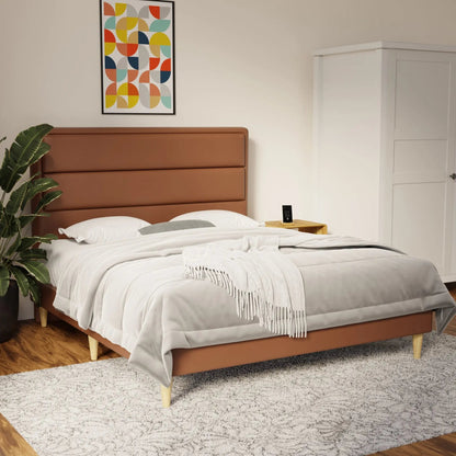 Zorvain Faux Leather Bed Frame (Pet Friendly) by Somnuz