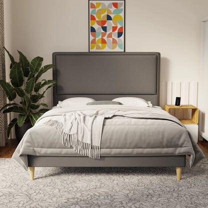 Shiro Faux Leather Bed Frame (Pet Friendly) by Somnuz