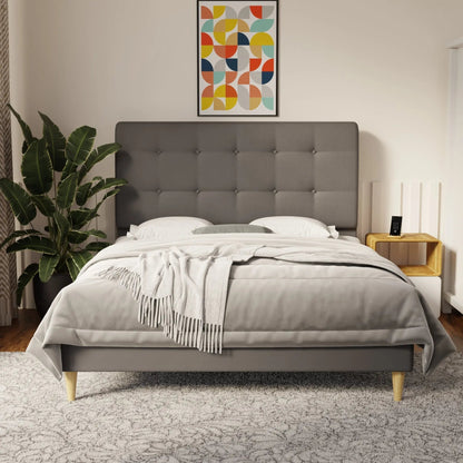 Endora Faux Leather Bed Frame (Pet Friendly) by Somnuz